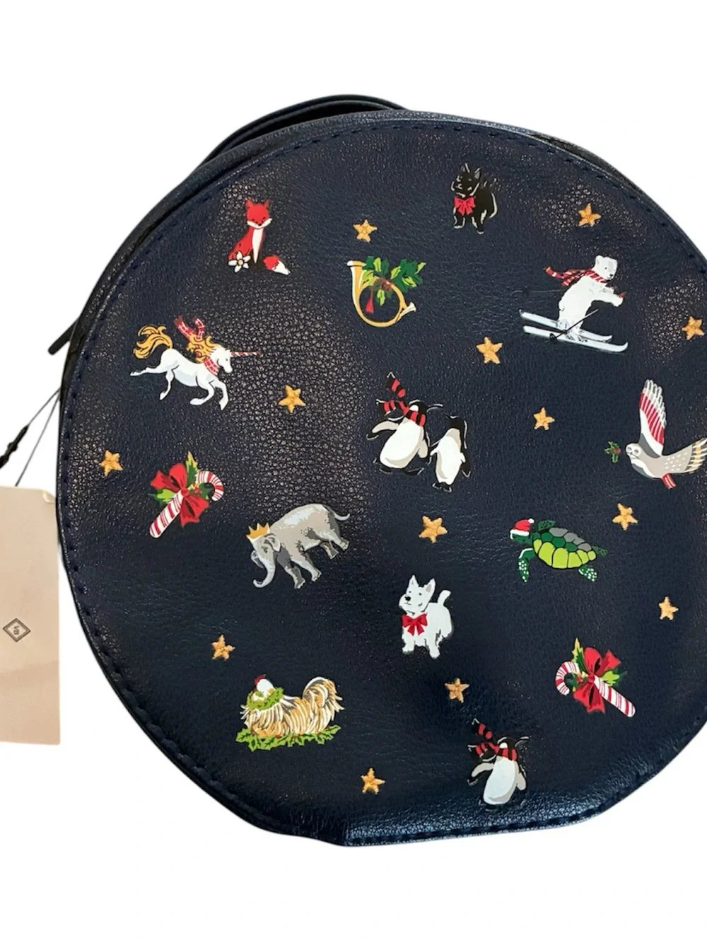 NEW! Vera Bradley Whimsy Zippered Cosmetic Bag/Case in Snow Globe Motifs